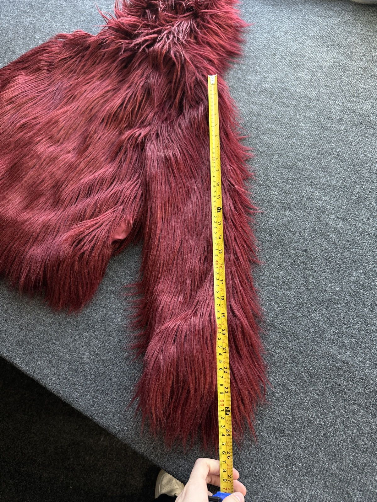 Other WMN LUXURY 🚨 FAUX FUR RED HOOD JACKET Y2K OPIUM LONG SLEEVE Size M / US 6-8 / IT 42-44 - 19 Thumbnail