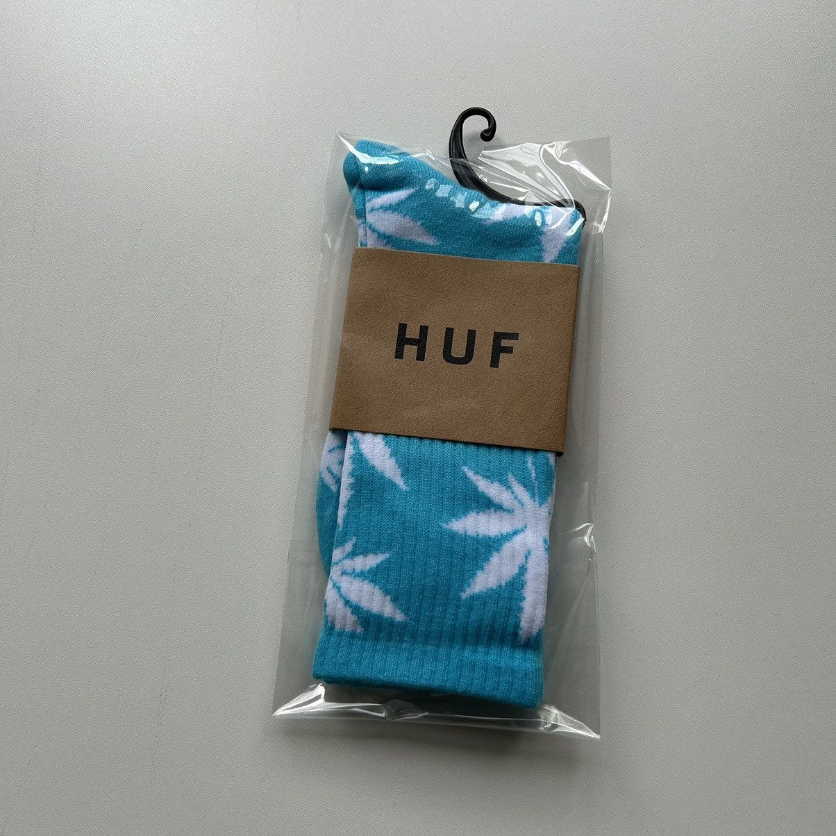 Huf Vintage HUF Plant Life Weed Socks Blue/White Brand New Size ONE SIZE - 1 Thumbnail