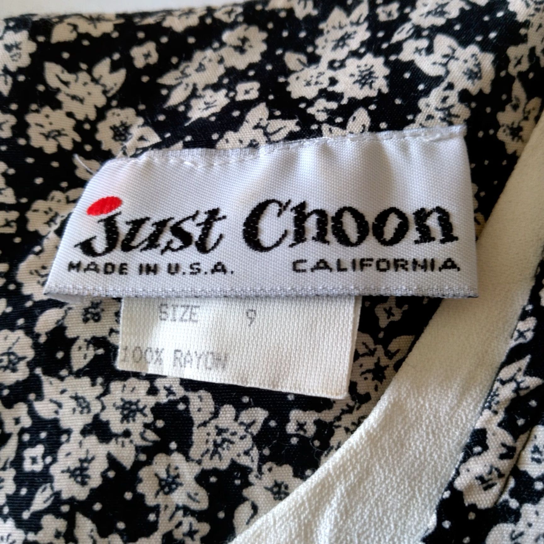 Vintage VINTAGE Just Choon Dress Shirt Adult 9 Black White 90s Tiered Midi Long Sleeve Back Zipper Belted/Gathered Womens Size M / US 6-8 / IT 42-44 - 3 Thumbnail