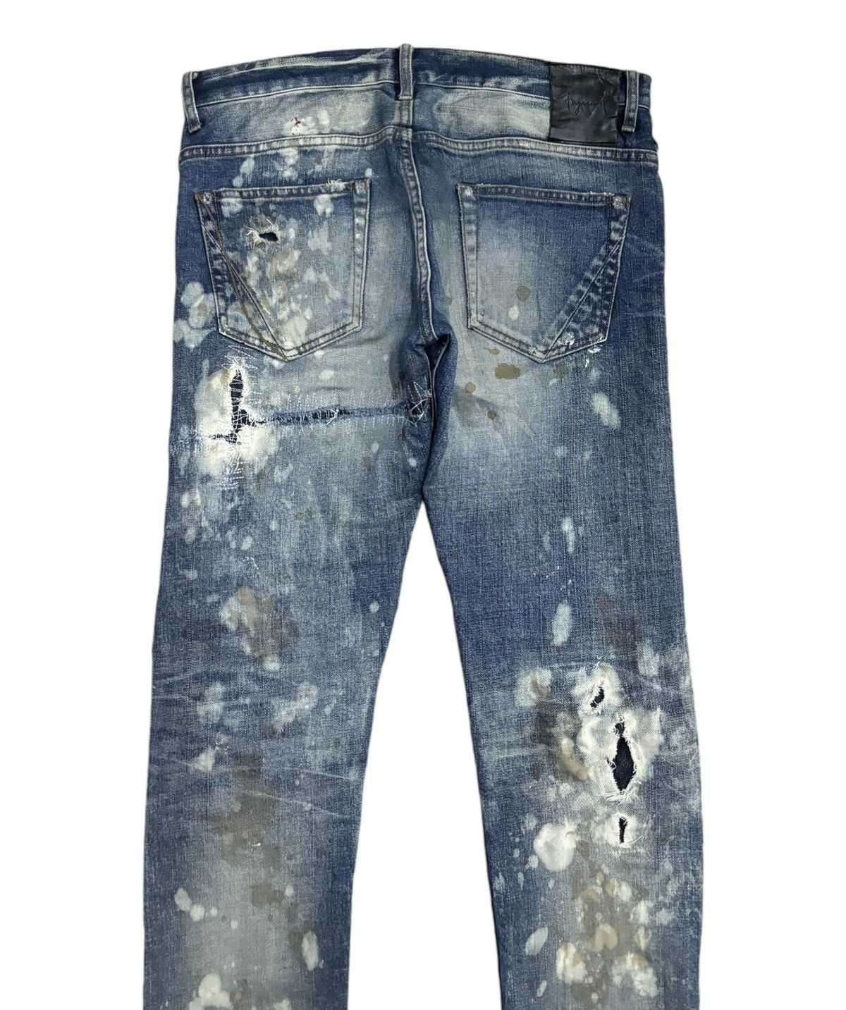 Fagassent Toshiki Aoki 🔥 Fagassent Toshiki Aoki RIPPED PATCHWORK DISTRESSED DENIM Size US 33 - 4 Thumbnail