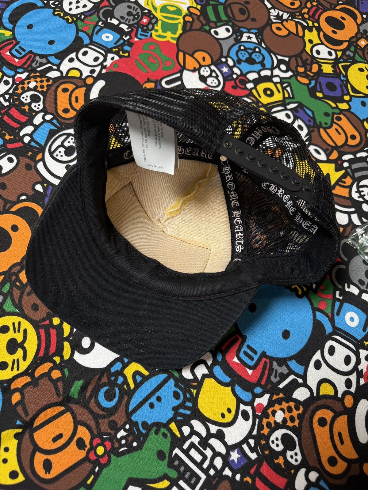 Chrome Hearts Chrome Hearts Black Hollywood Trucker Hat Size ONE SIZE - 4 Thumbnail