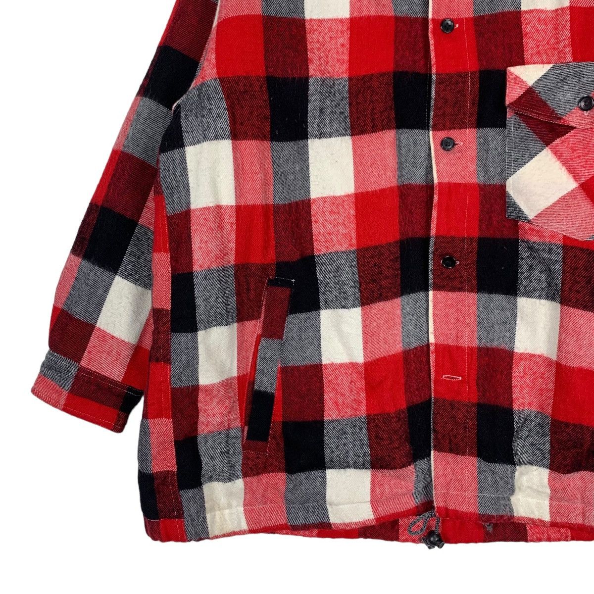 Flannel BOB-COX Red Checked Flannel Jacket #1143-C52 Size US M / EU 48-50 / 2 - 5 Thumbnail