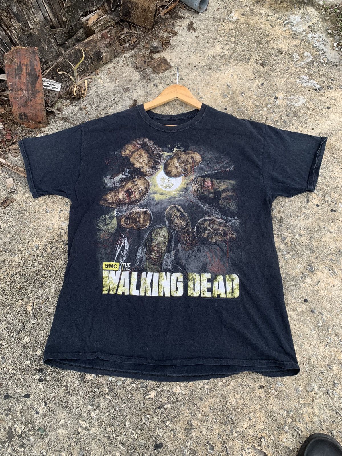 Affliction Distressed Dead Zombie big print Size US L / EU 52-54 / 3 - 2 Thumbnail
