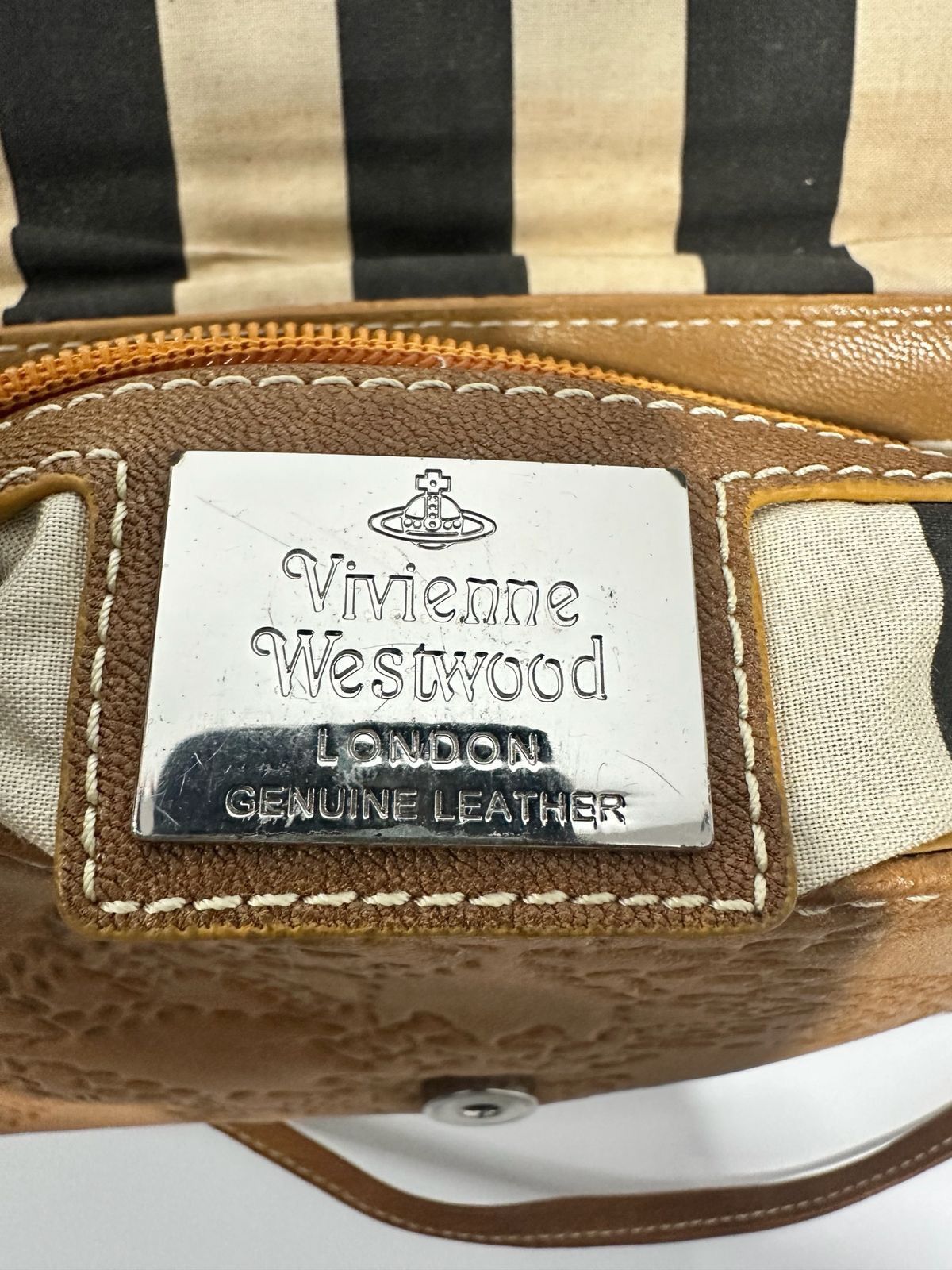 Vivienne Westwood Vivienne Westwood Brown Leather Crossbody Bag Size ONE SIZE - 4 Thumbnail