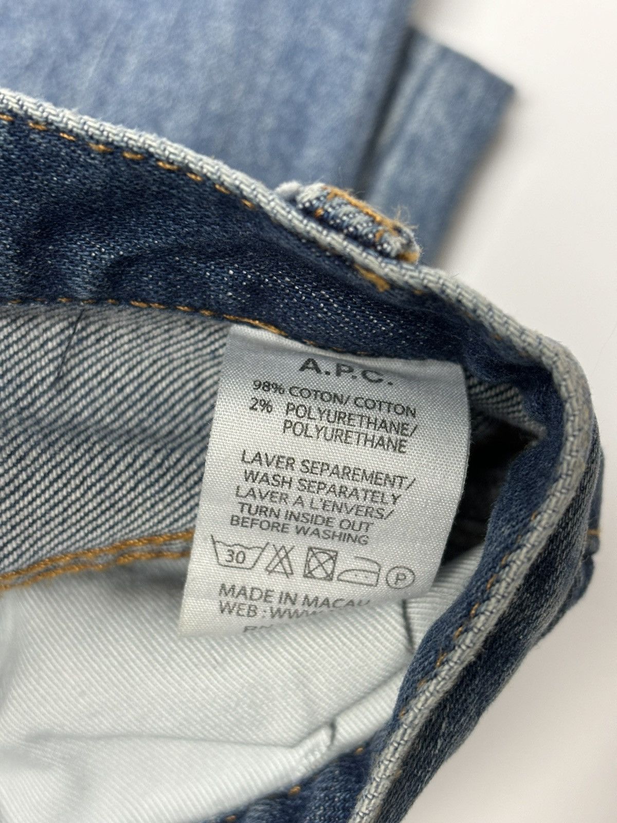 A.P.C. A.P.C Petit standard Jean Denim Pants Jens sz28 Size US 28 / EU 44 - 5 Thumbnail