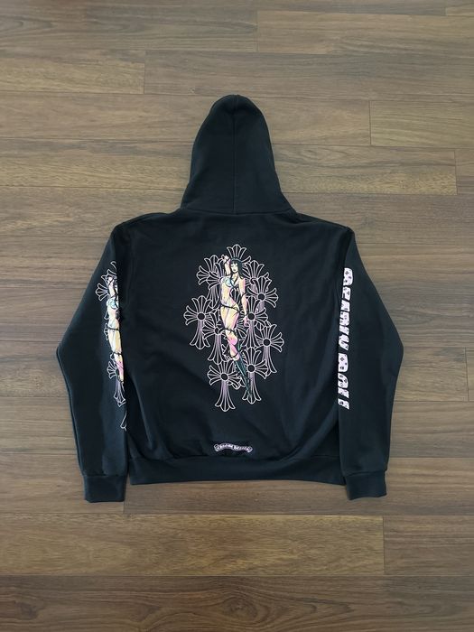 Chrome Hearts Chrome Hearts Deadly Doll Zip Up Hoodie Miami Art Basel ...