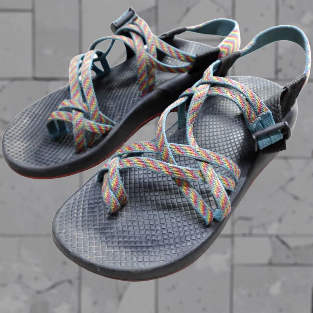 Chaco Chaco Womens Sandals 8 Blue Sport Hiking ZX/2 Vibram Sole Size US 8 / IT 38 - 1 Thumbnail