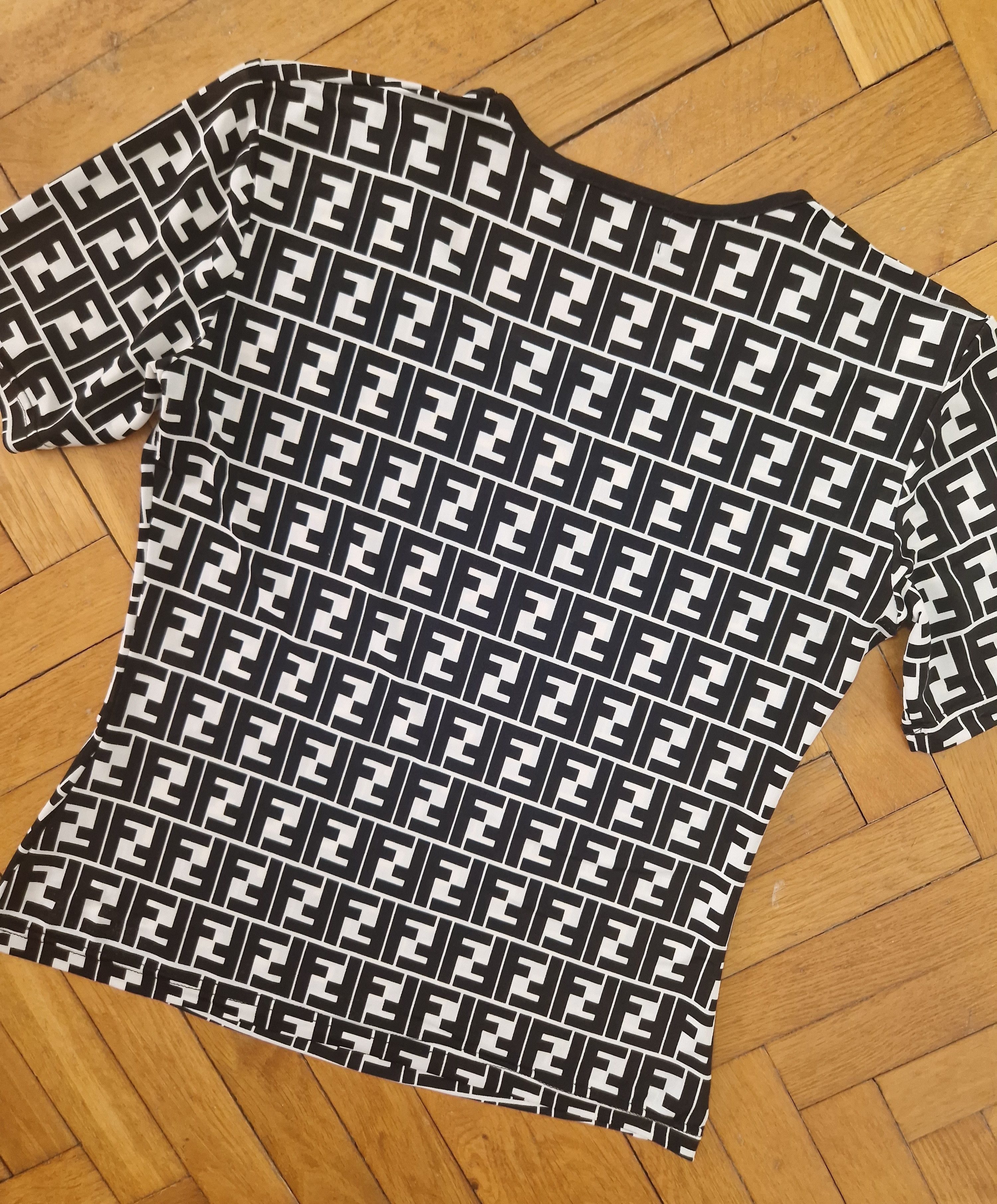 Fendi vintage zucca monogram top