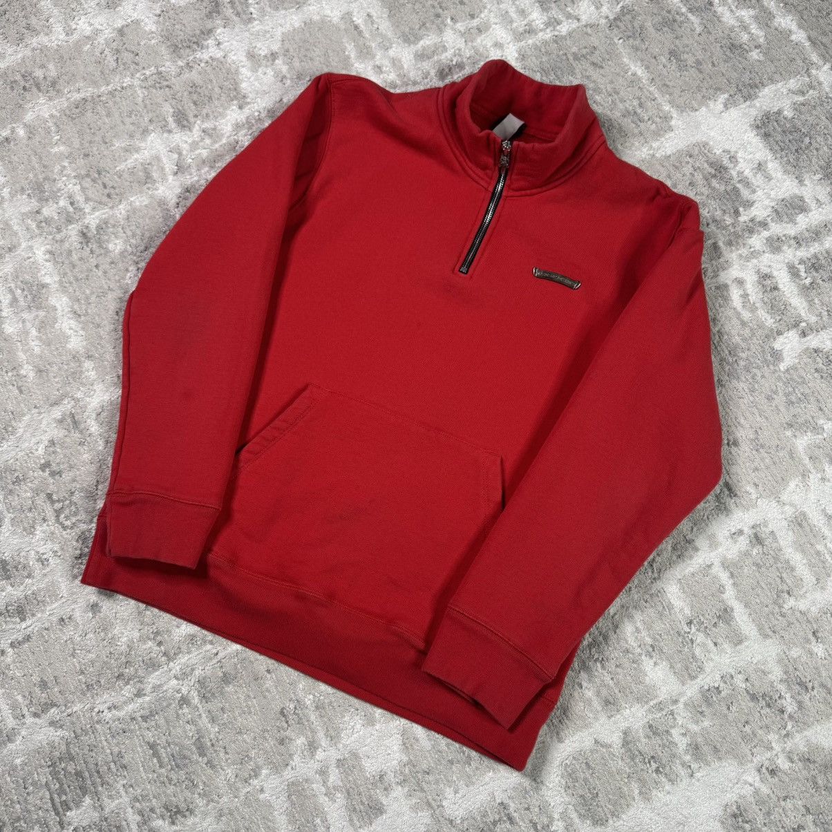 Chrome Hearts King taco triple cross embroidered quarter zip pullover Size US M / EU 48-50 / 2 - 8 Thumbnail