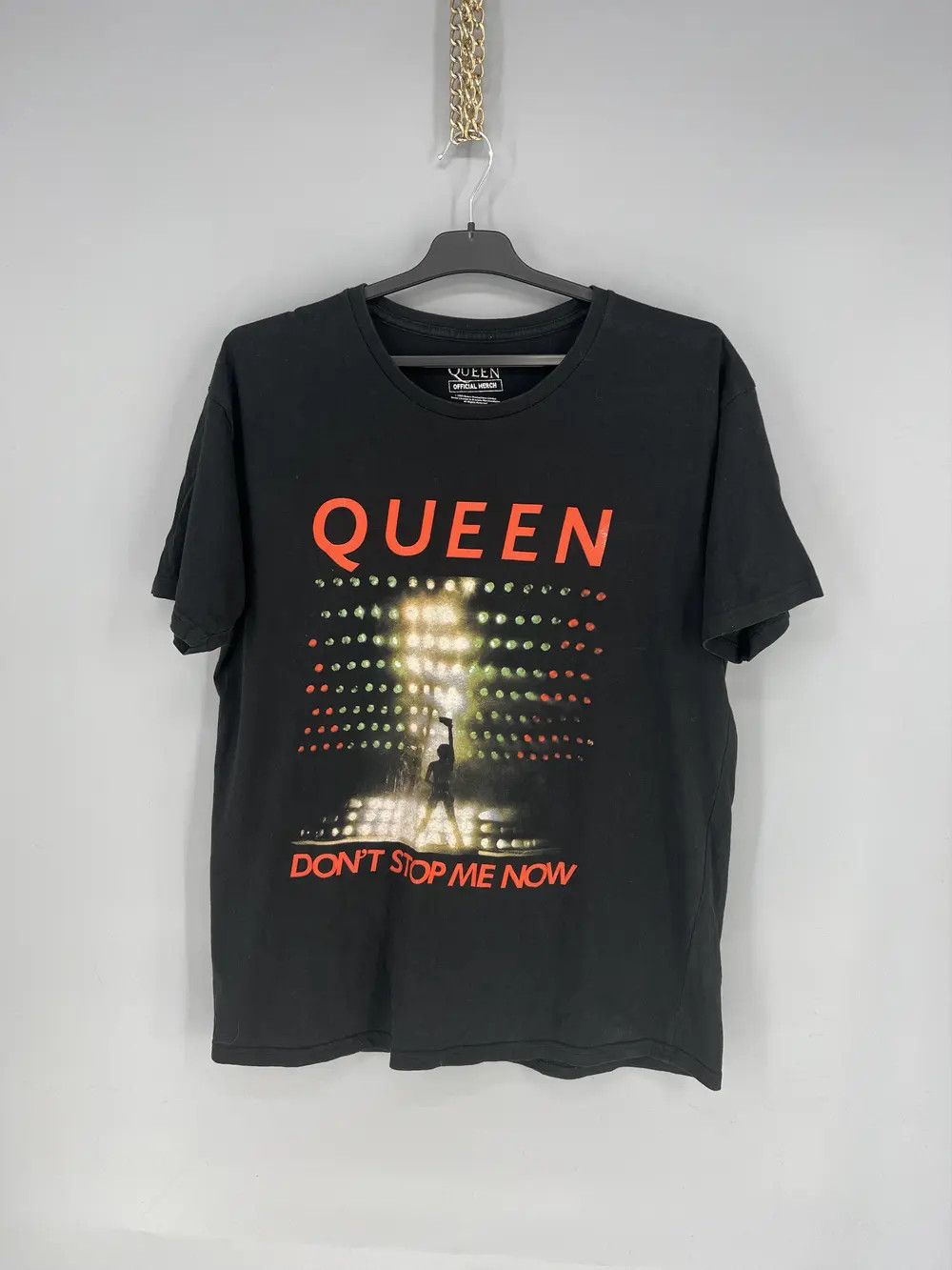 Band Tees Mens Vintage QUEEN " Don't Stop Me Now" TShirt Rock Band Tee Size US L / EU 52-54 / 3 - 1 Thumbnail
