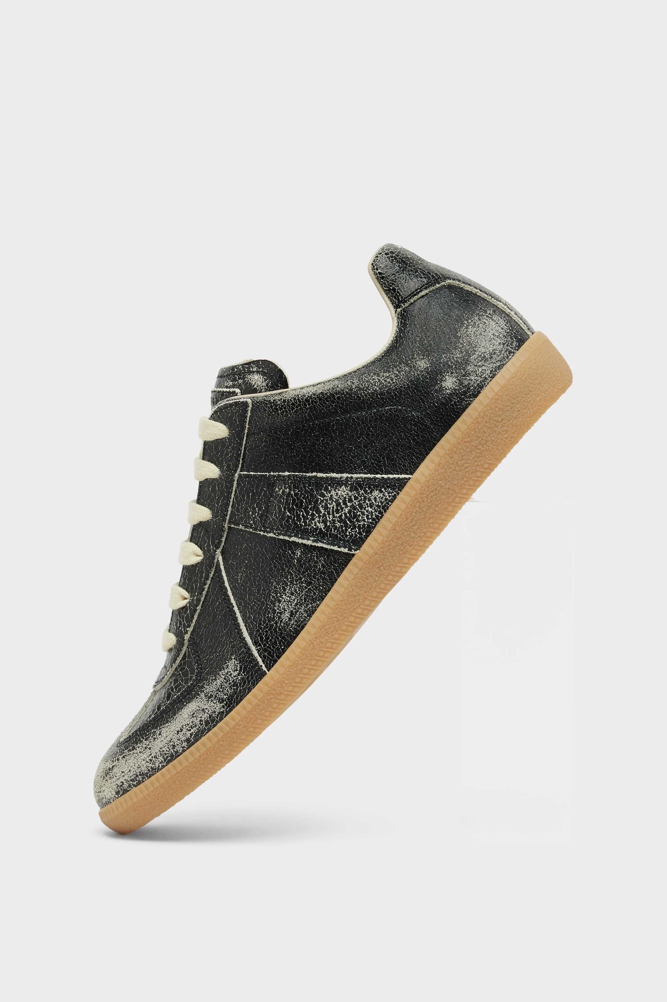 Maison Margiela o1bcso1str0526 Replica Sneakers in Black/White Size US 12 / EU 45 - 3 Thumbnail