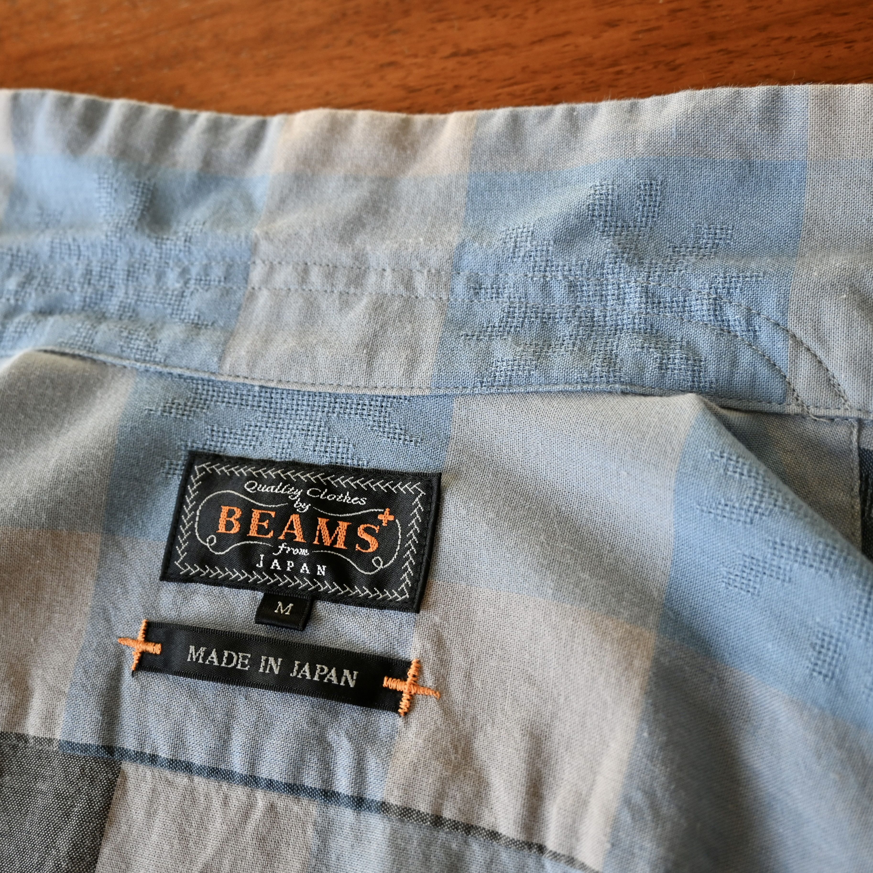 Beams Plus BEAMS Plus openwork block plaid square shirt made in Japan Size US M / EU 48-50 / 2 - 13 Thumbnail