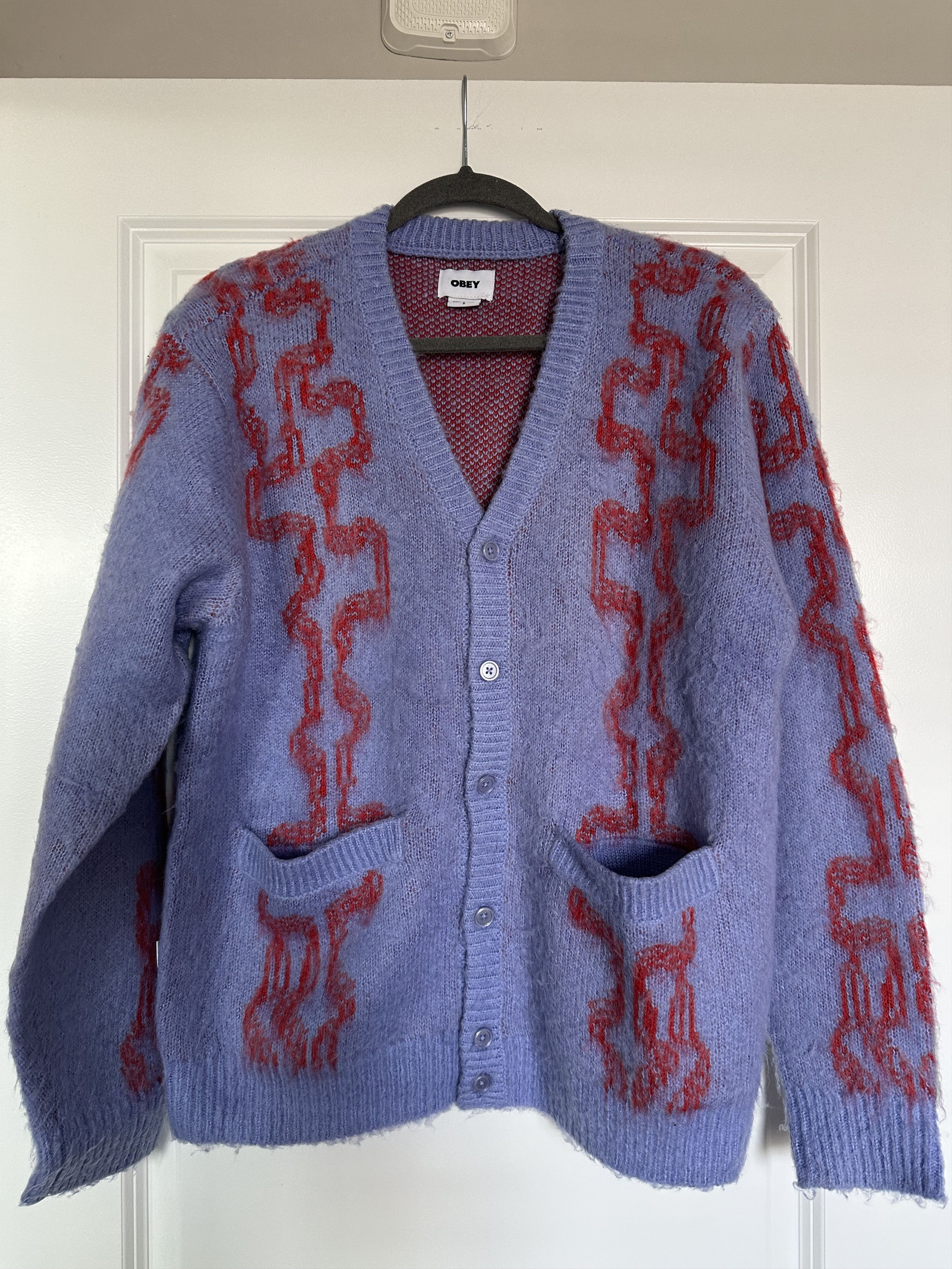 Obey Obey Temple Cardigan Size US S / EU 44-46 / 1 - 1 Thumbnail