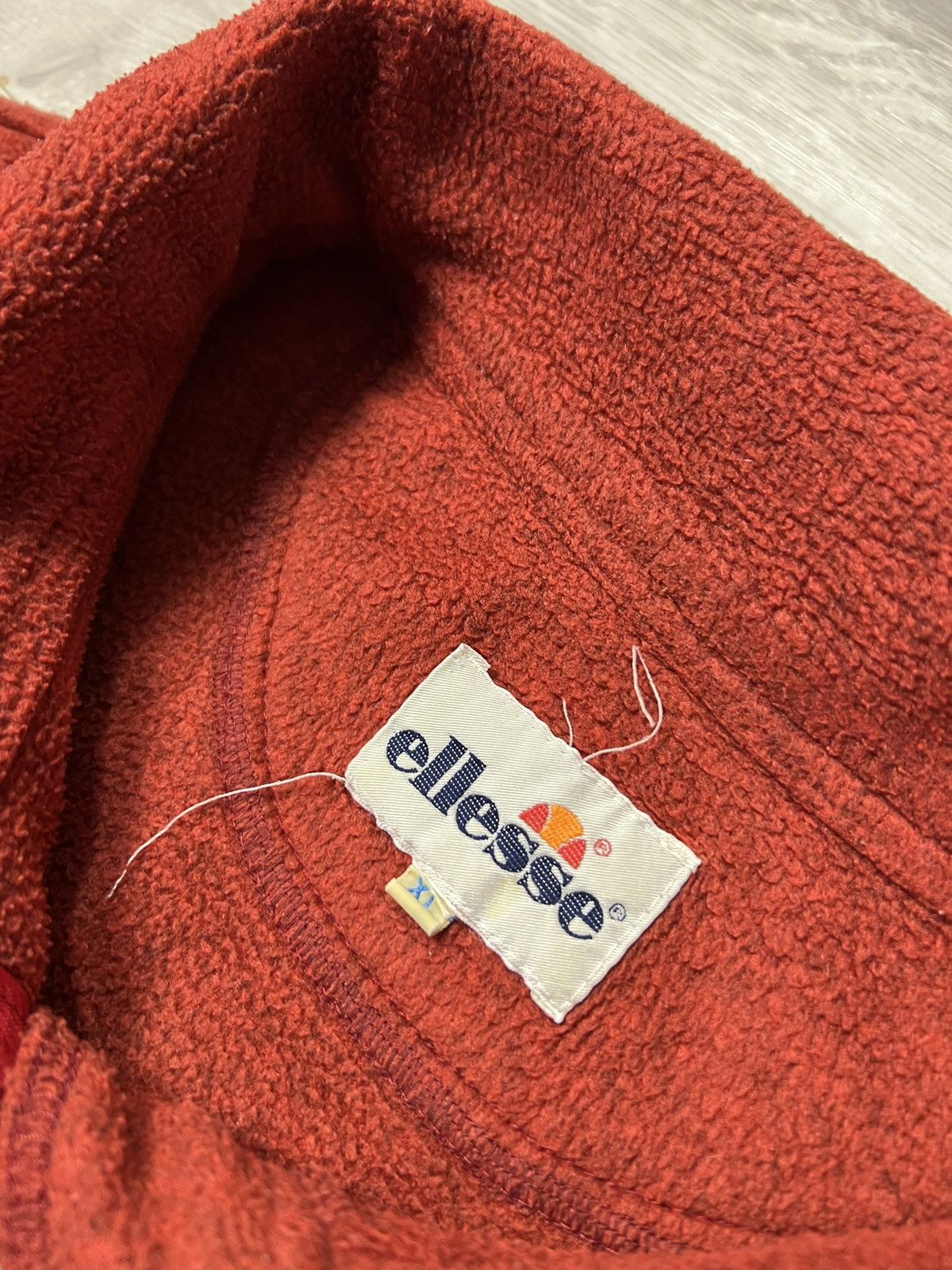 Ellesse Archive Vintage Ellesse Big Logo Fleece Pullover Zip Jacket Size US XL / EU 56 / 4 - 6 Thumbnail