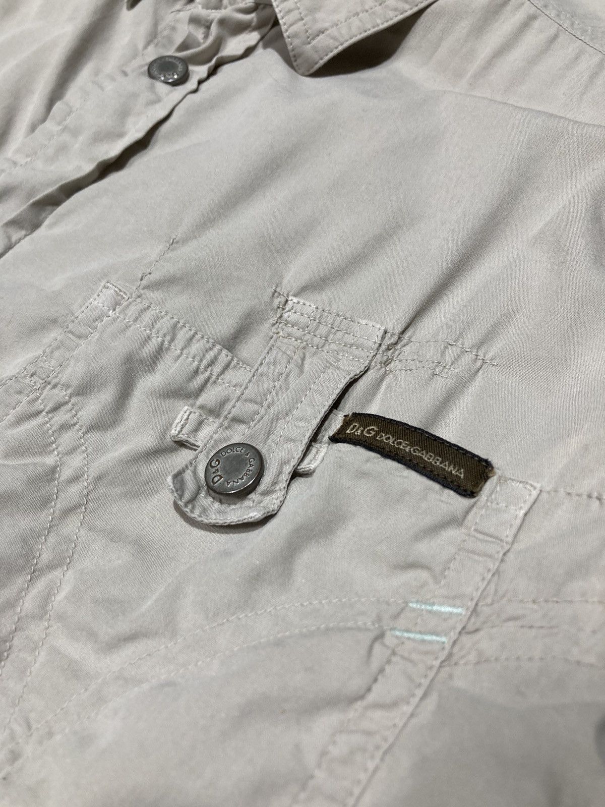 Dolce & Gabbana Vintage 2000s Dolce & Gabbana Pockets Button Shirt Archive Size US M / EU 48-50 / 2 - 4 Thumbnail
