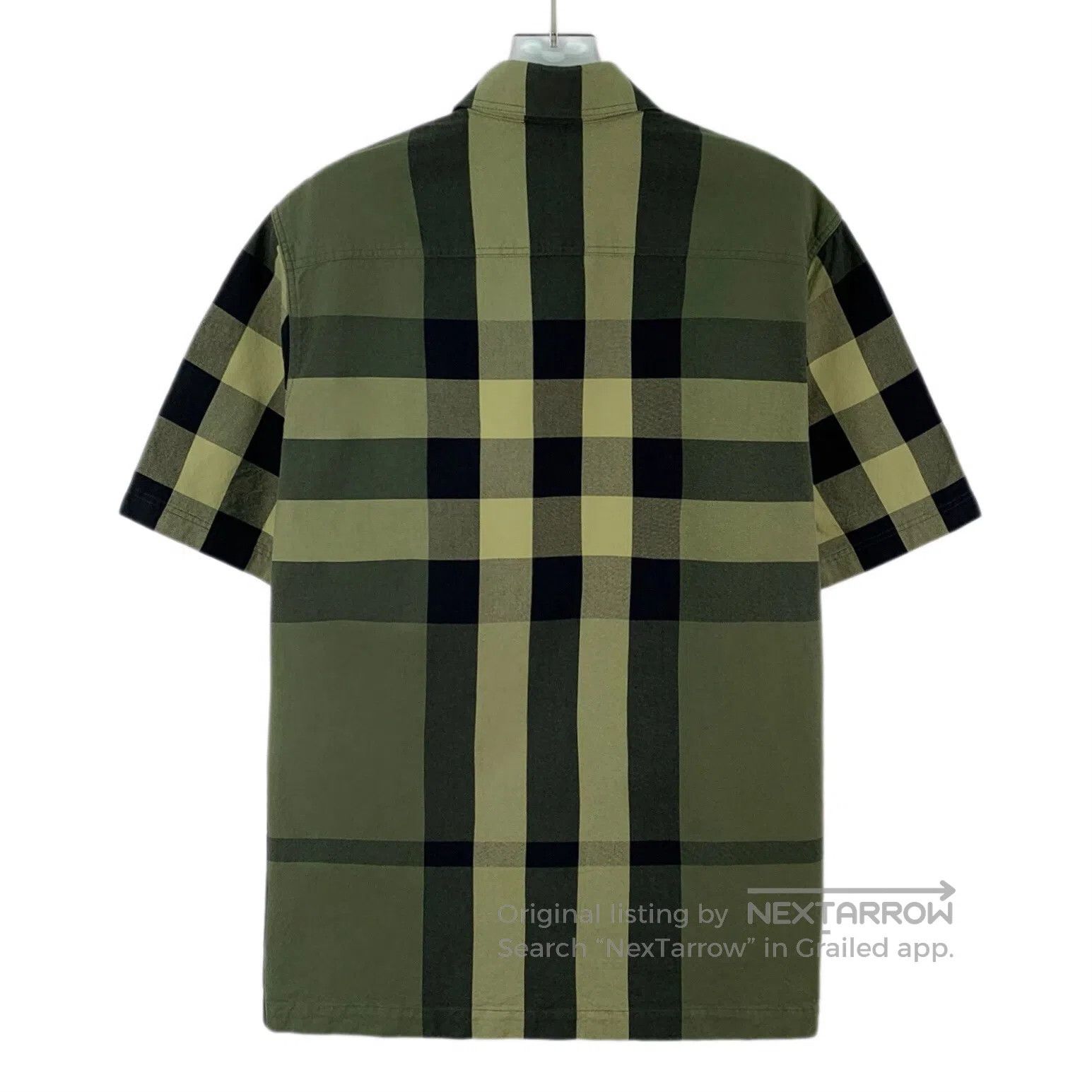 Burberry Burberry Dark green plaid cotton lapel single-breasted sho Size US S / EU 44-46 / 1 - 2 Thumbnail