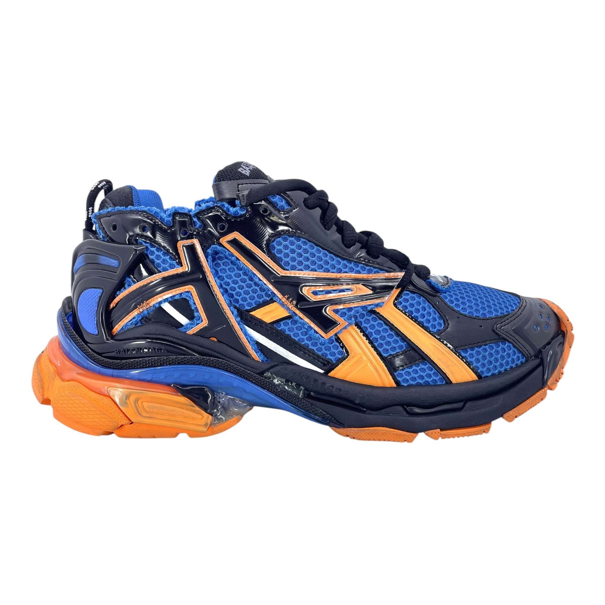 Balenciaga Runner Sneaker Blue Orange Black Size US 8 / EU 41 - 1 Thumbnail