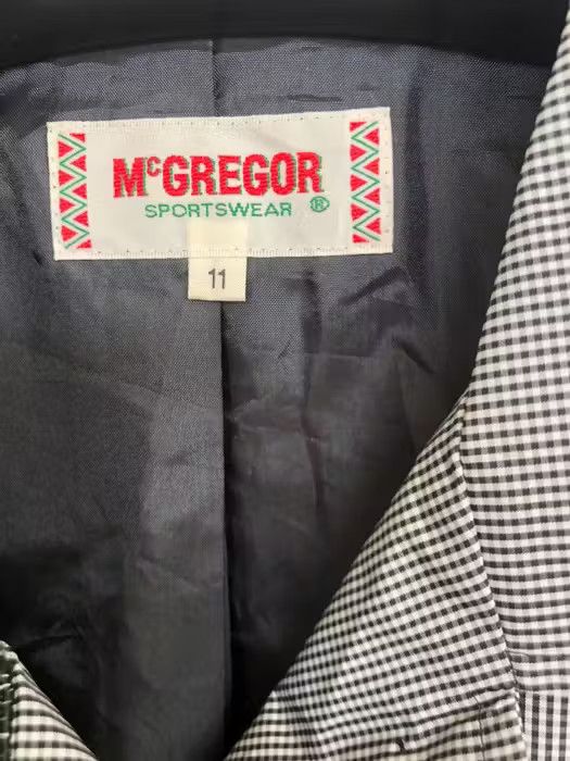 McGregor Mc Gregor Plaid Tartan Jacket 🧥 Size US S / EU 44-46 / 1 - 4 Thumbnail