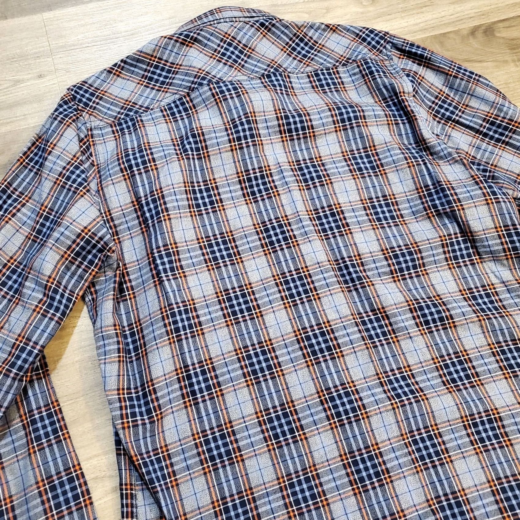 Vintage Civil Society Mens XL Blue Plaid Button-Down Shirt NWOT Preppy Academia Shirt Size US XL / EU 56 / 4 - 4 Thumbnail