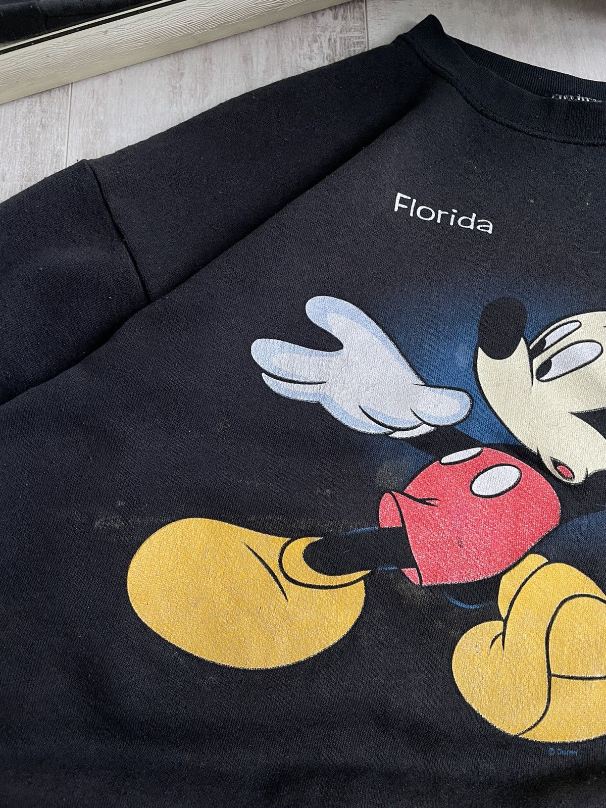 Disney × Mickey Mouse × Vintage Michey Mouse 90’s Tultex Sweatshirt Boxy Fit Florida Disney Size US L / EU 52-54 / 3 - 6 Thumbnail