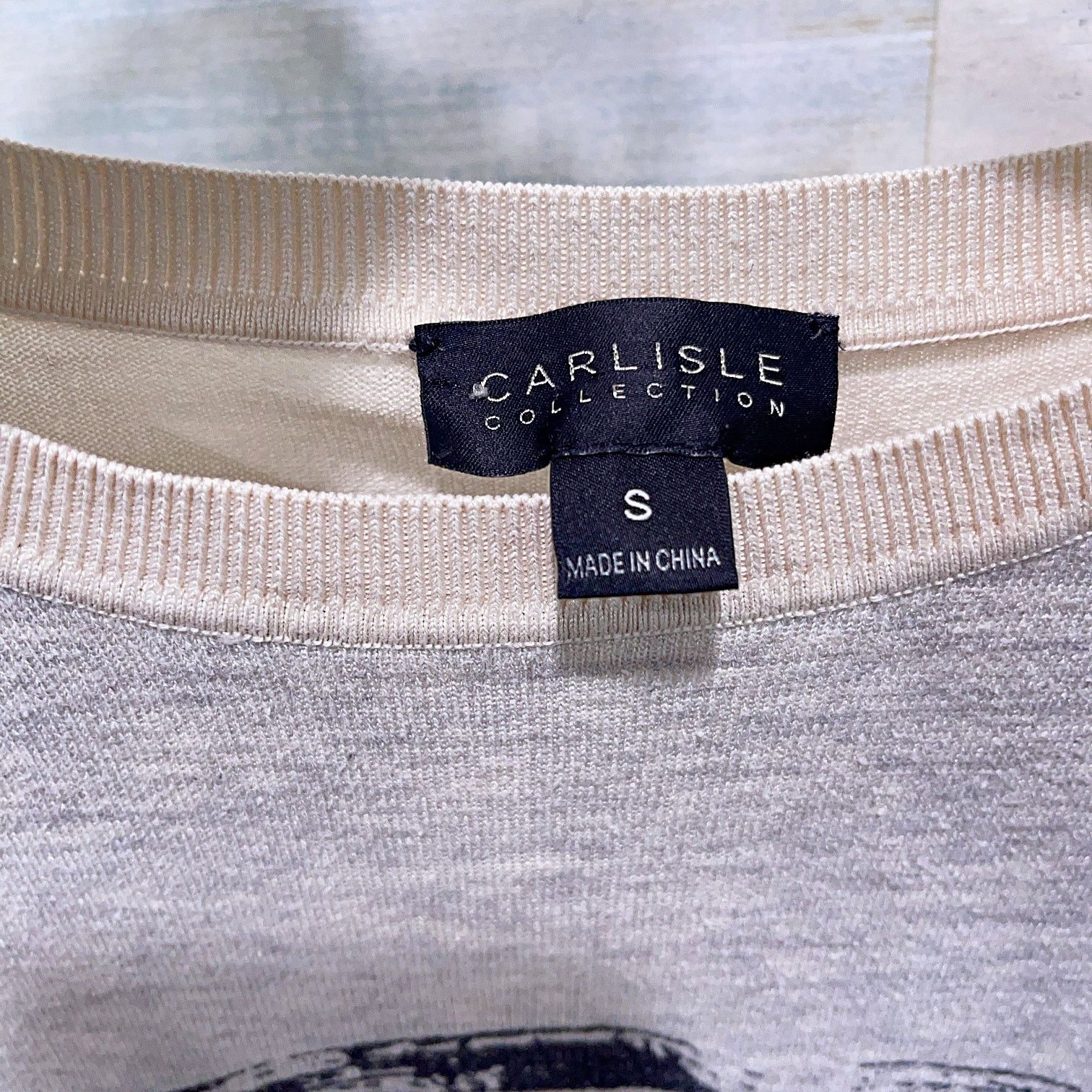 Other Carlisle Silk Cashmere Short Sleeve Sweater Beige Gray Small Size S / US 4 / IT 40 - 5 Thumbnail