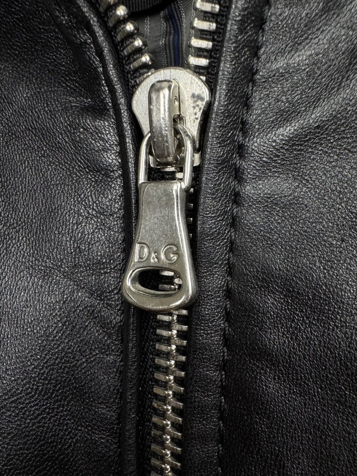 Dolce & Gabbana 2000s Dolce & Gabbana Multipocket Black Leather Jacket Size US L / EU 52-54 / 3 - 10 Thumbnail