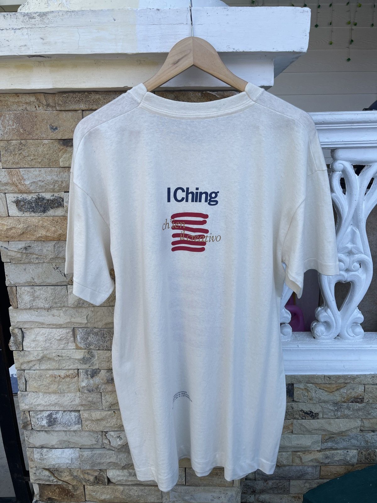 Vintage LastDrop🔥Rare🔥Vtg90s Parole De Cotone Italy Designer T-Shirt Size US L / EU 52-54 / 3 - 2 Thumbnail