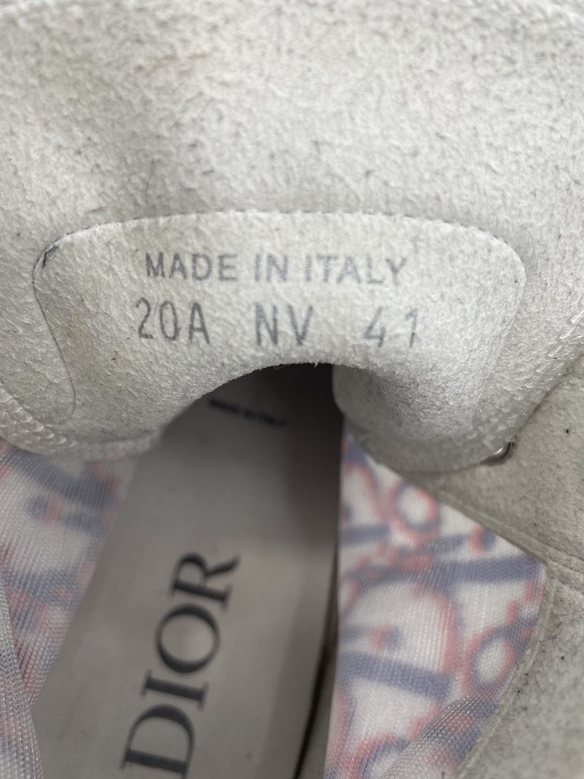 Dior Dior B23 Hi-Top white red and blue Size US 8 / EU 41 - 7 Thumbnail