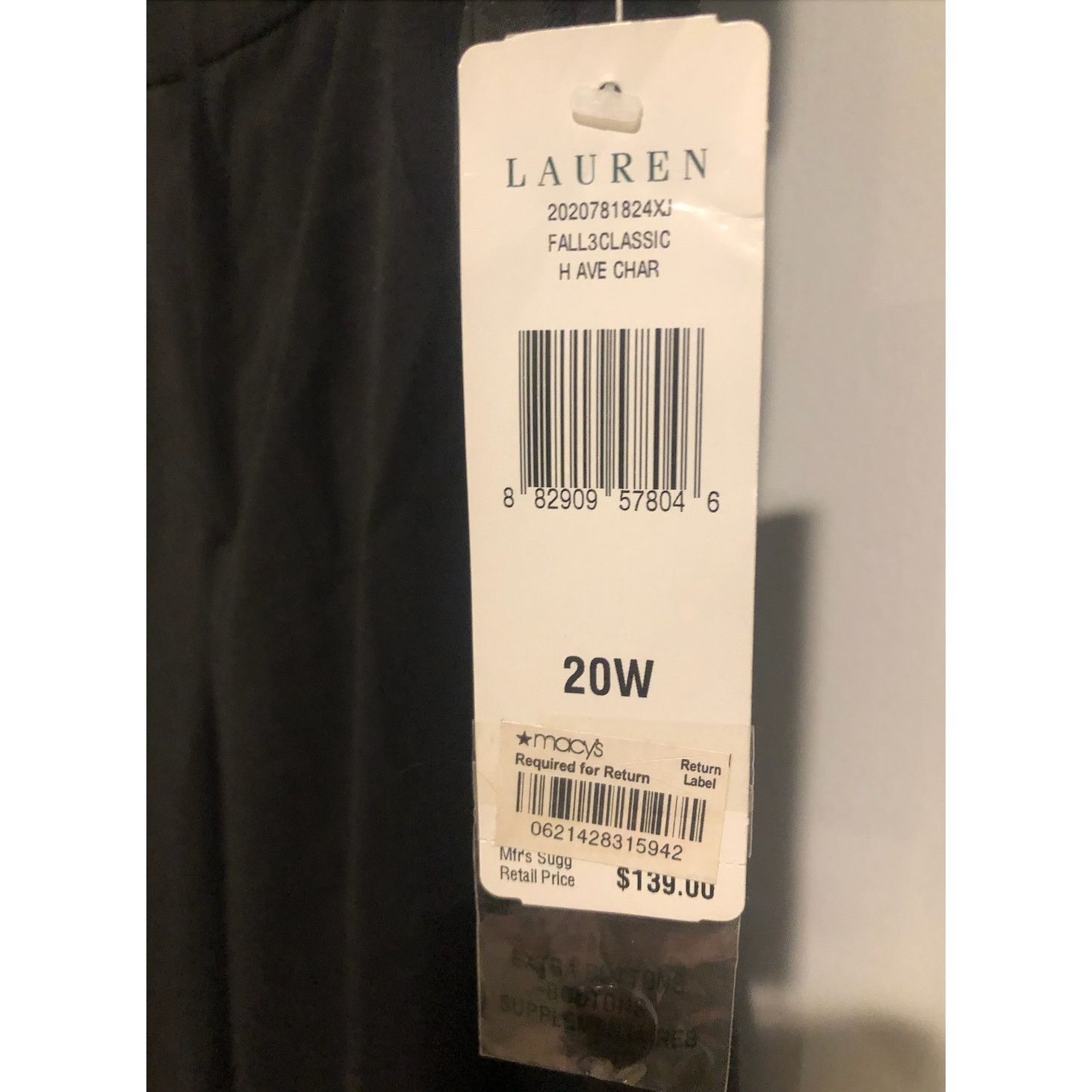 Lauren Ralph Lauren NWT Lauren Ralph Lauren Slacks Straight Leg Trouser $139 Size 42" / US 20 - 4 Thumbnail