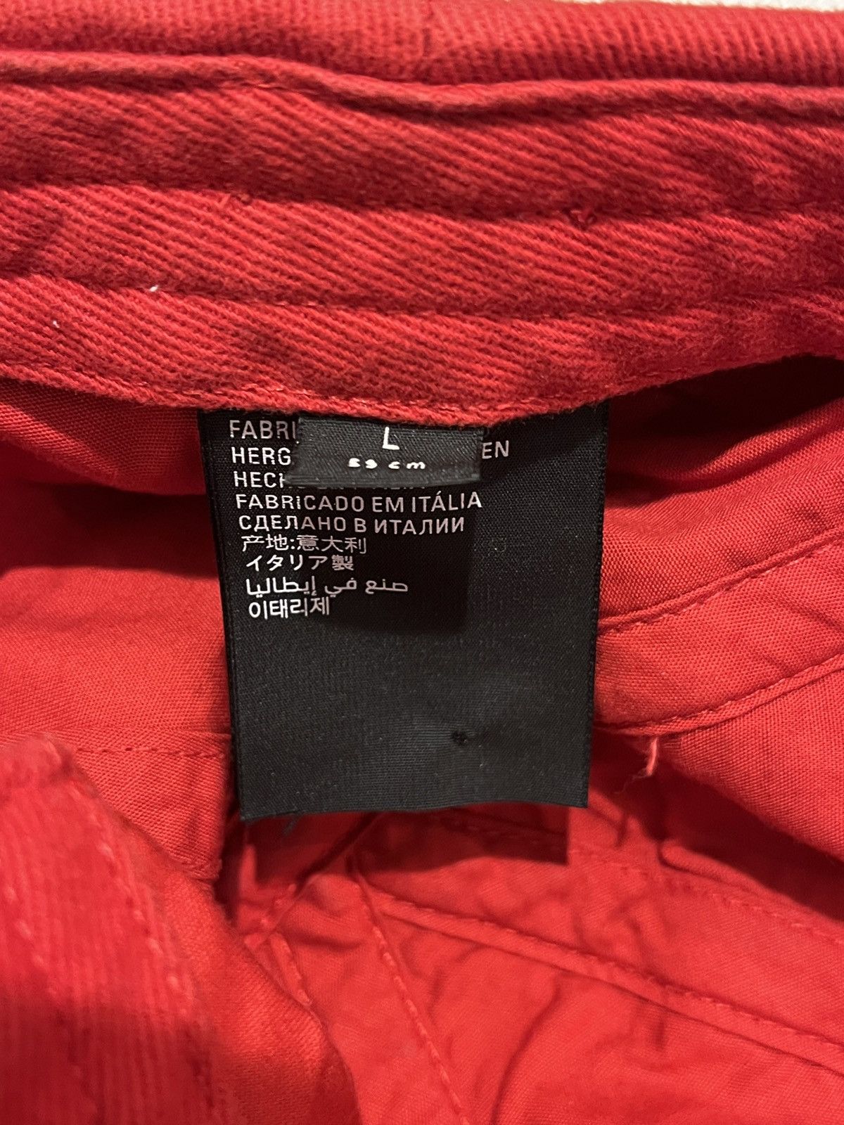 Balenciaga Balenciaga Red Front Logo Hat (unisex) Size ONE SIZE - 17 Thumbnail