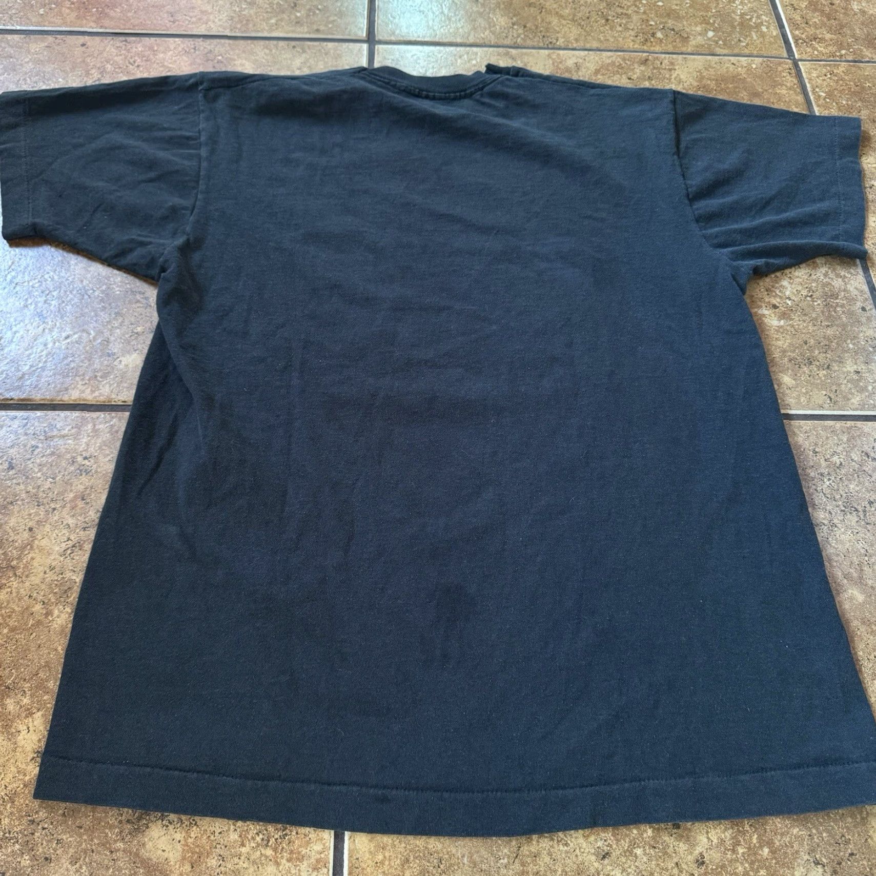 Bones VINTAGE Fetchin Bones Monster Shirt Large Black Graphic Band 1989 RARE Tour Mens Shirt Size US L / EU 52-54 / 3 - 2 Thumbnail
