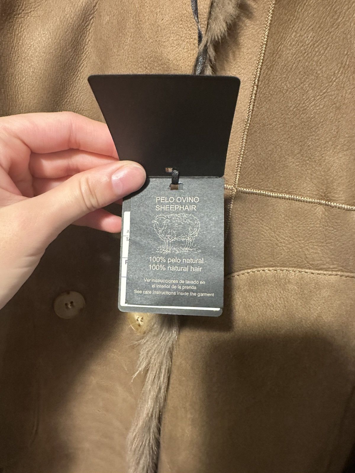 Massimo Dutti MASSIMO DUTTI SHEARLING COAT Size L / US 10 / IT 46 - 4 Thumbnail