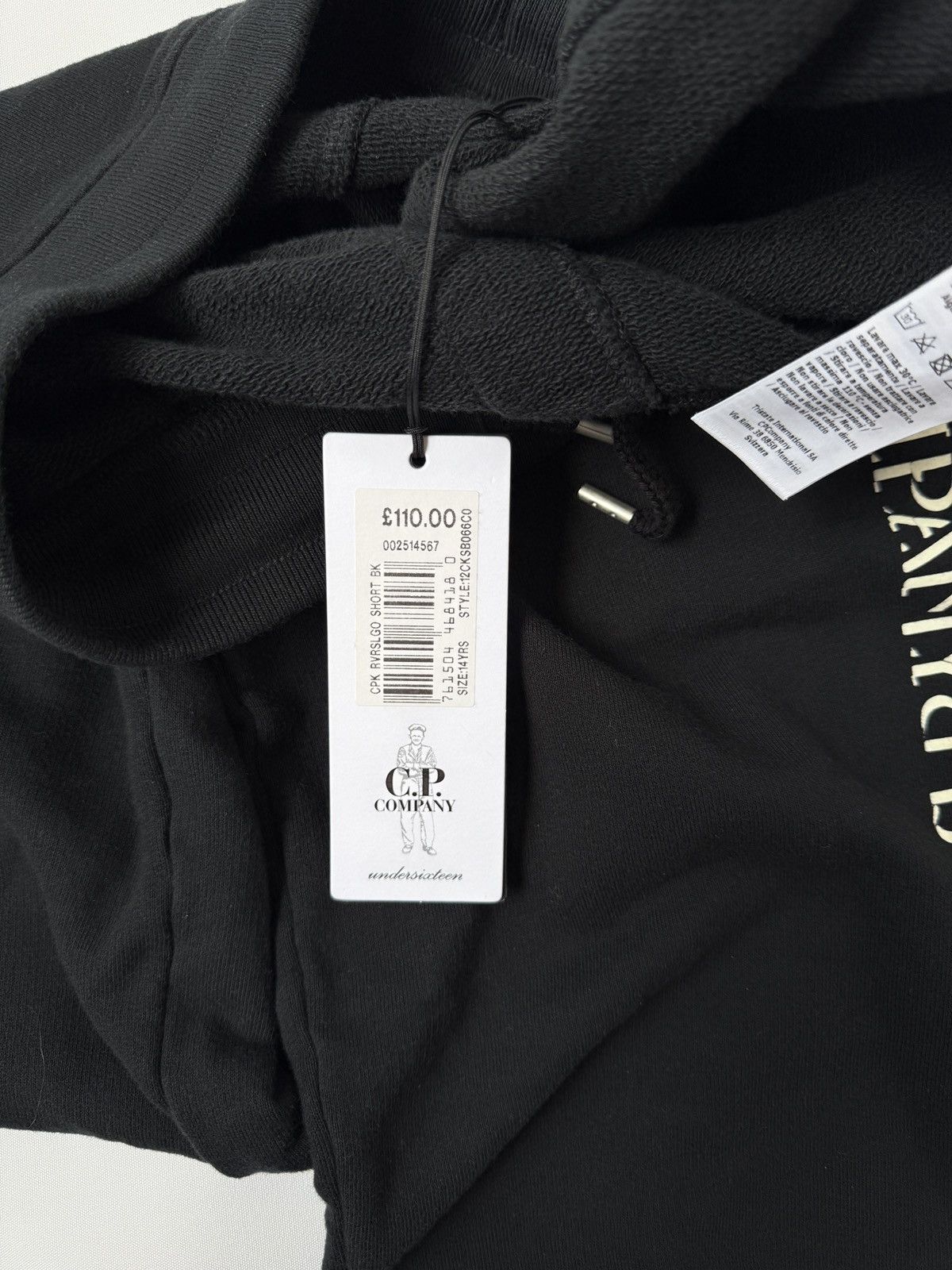 C.P. Company CP Company Black Shorts – Size 14Y – BNWT Size US 30 / EU 46 - 4 Thumbnail
