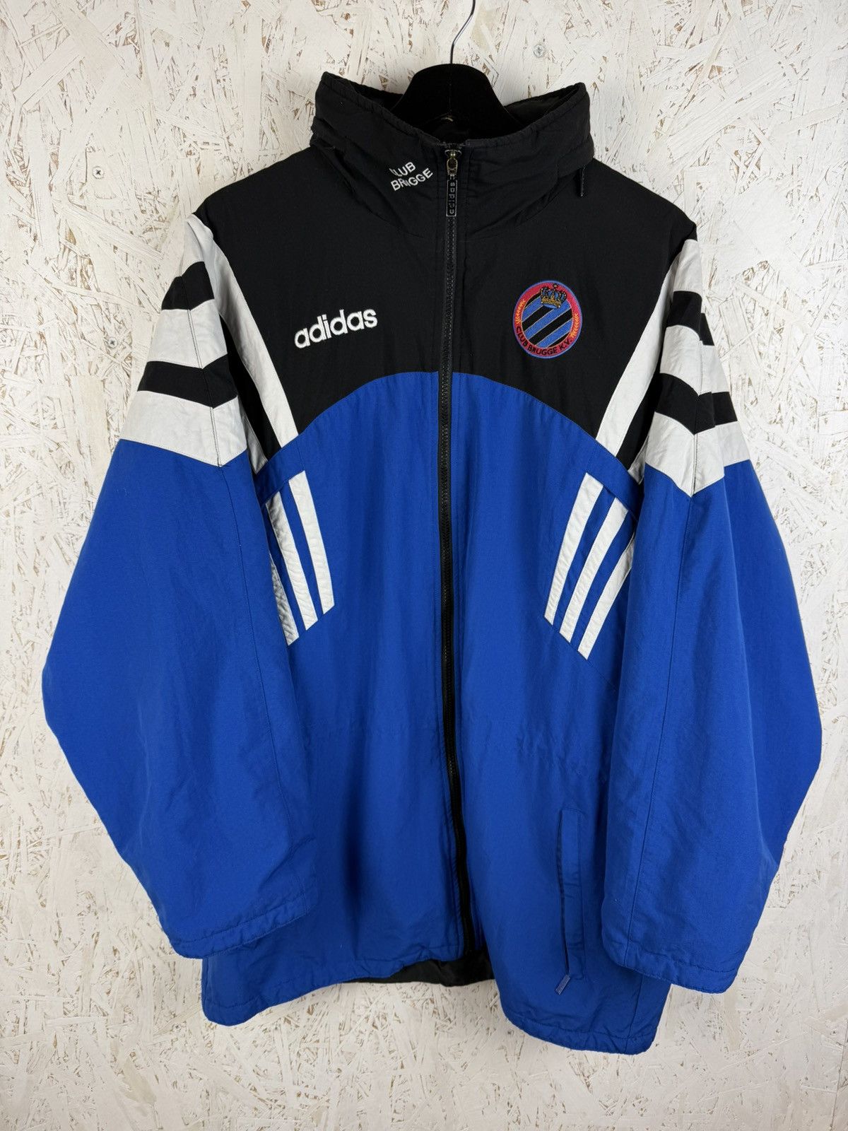 Adidas 90s Adidas Club Brugge KV 1995/96 Bench Kit Soccer Jacket M Size US M / EU 48-50 / 2 - 1 Thumbnail