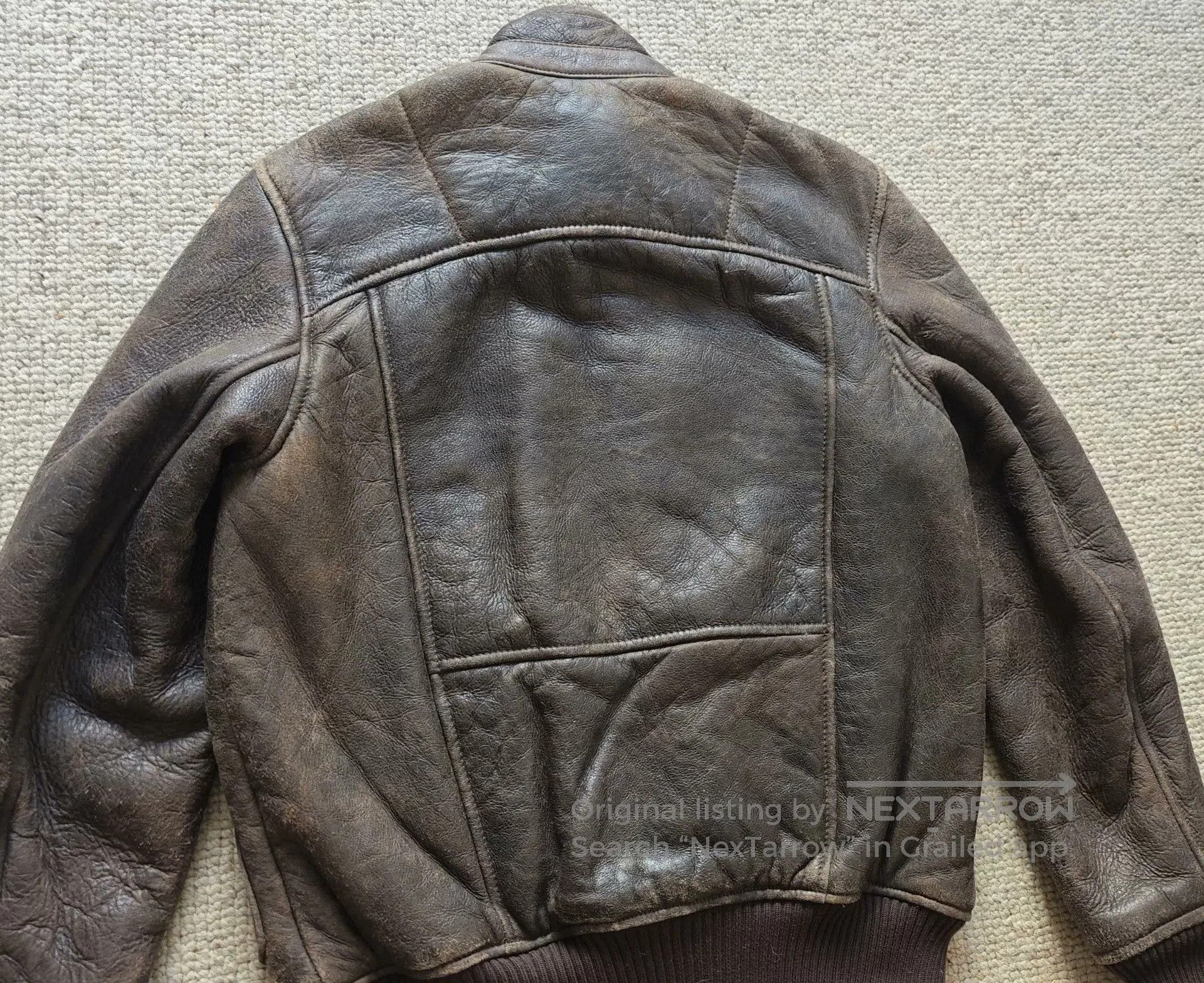 Timberland Timberland Shearling Moto Leather Jacket. Size US M / EU 48-50 / 2 - 5 Thumbnail