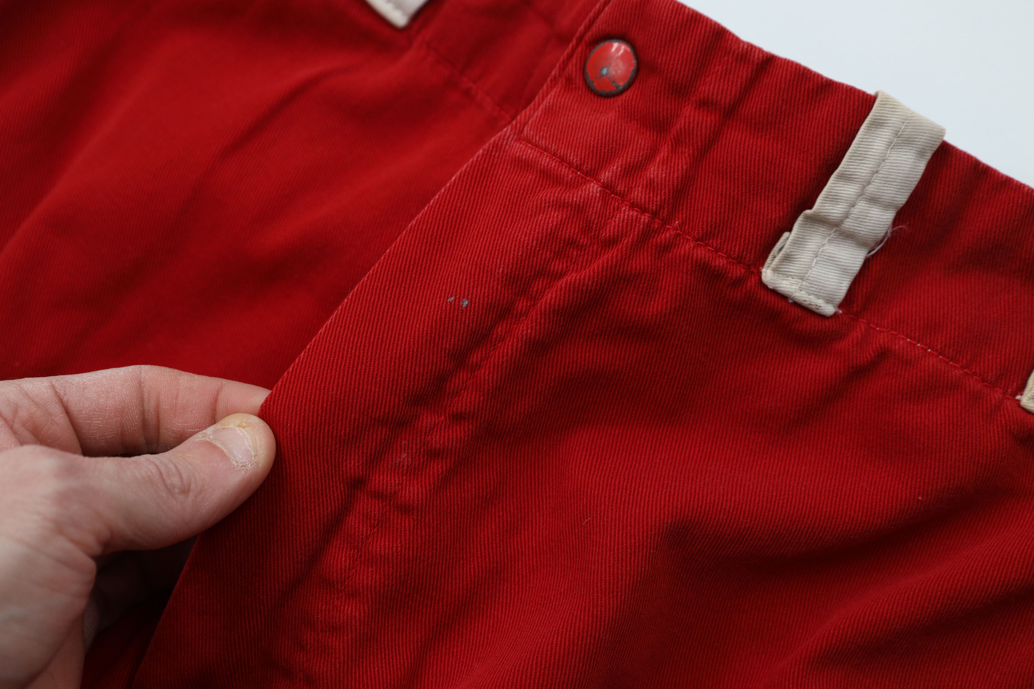 Vintage Vintage 50s Football Baseball Uniform Pants Red Cotton USA Size US 34 / EU 50 - 8 Thumbnail