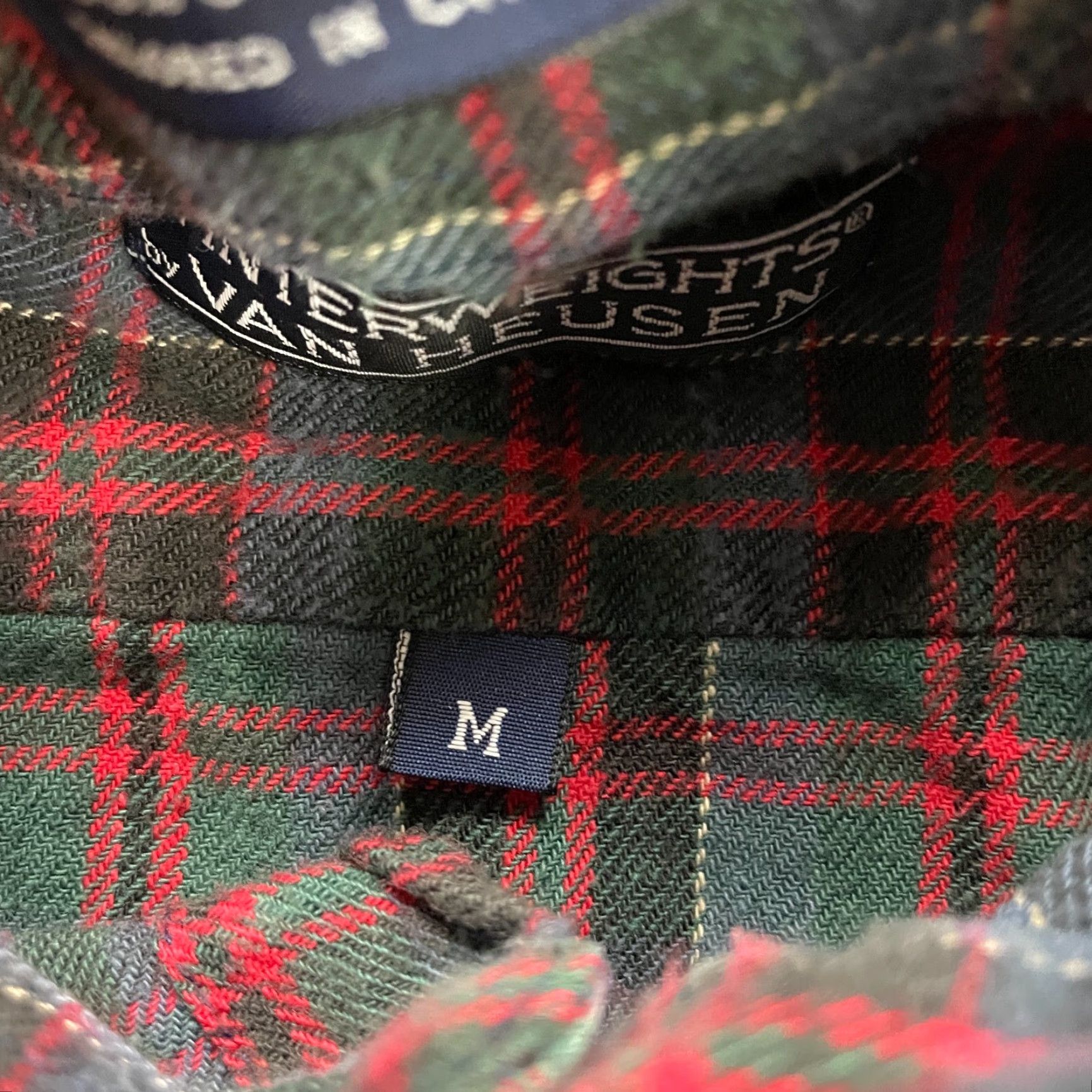 Van Heusen Van Heusen Shirt Men Medium Multicolor Plaid Flannel Long Sleeve Button-Down Casual Cotton Mens Size US M / EU 48-50 / 2 - 7 Thumbnail