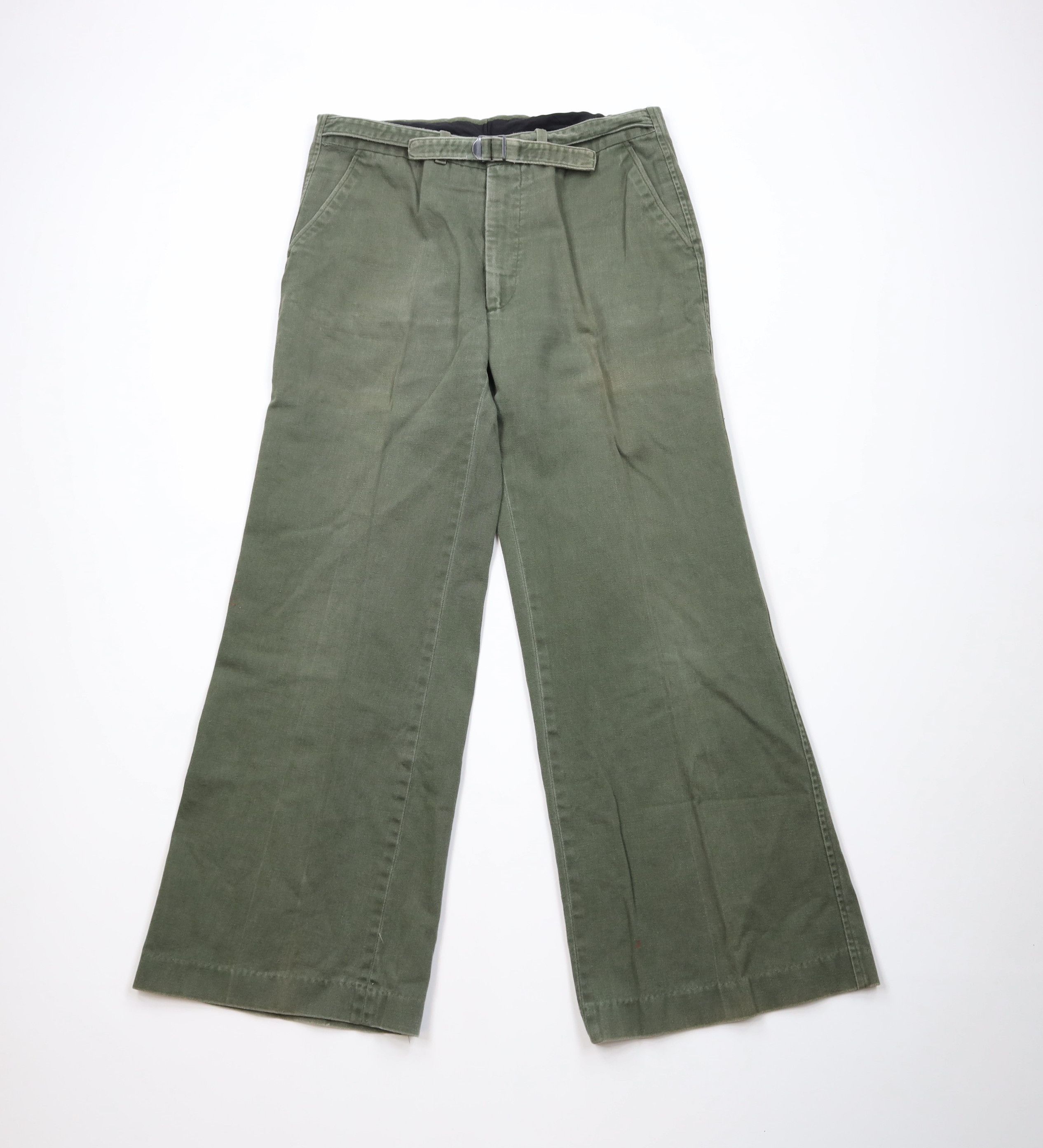 Vintage Vintage 50s 60s Streetwear Gurkha Pants Green USA Size US 34 / EU 50 - 1 Thumbnail