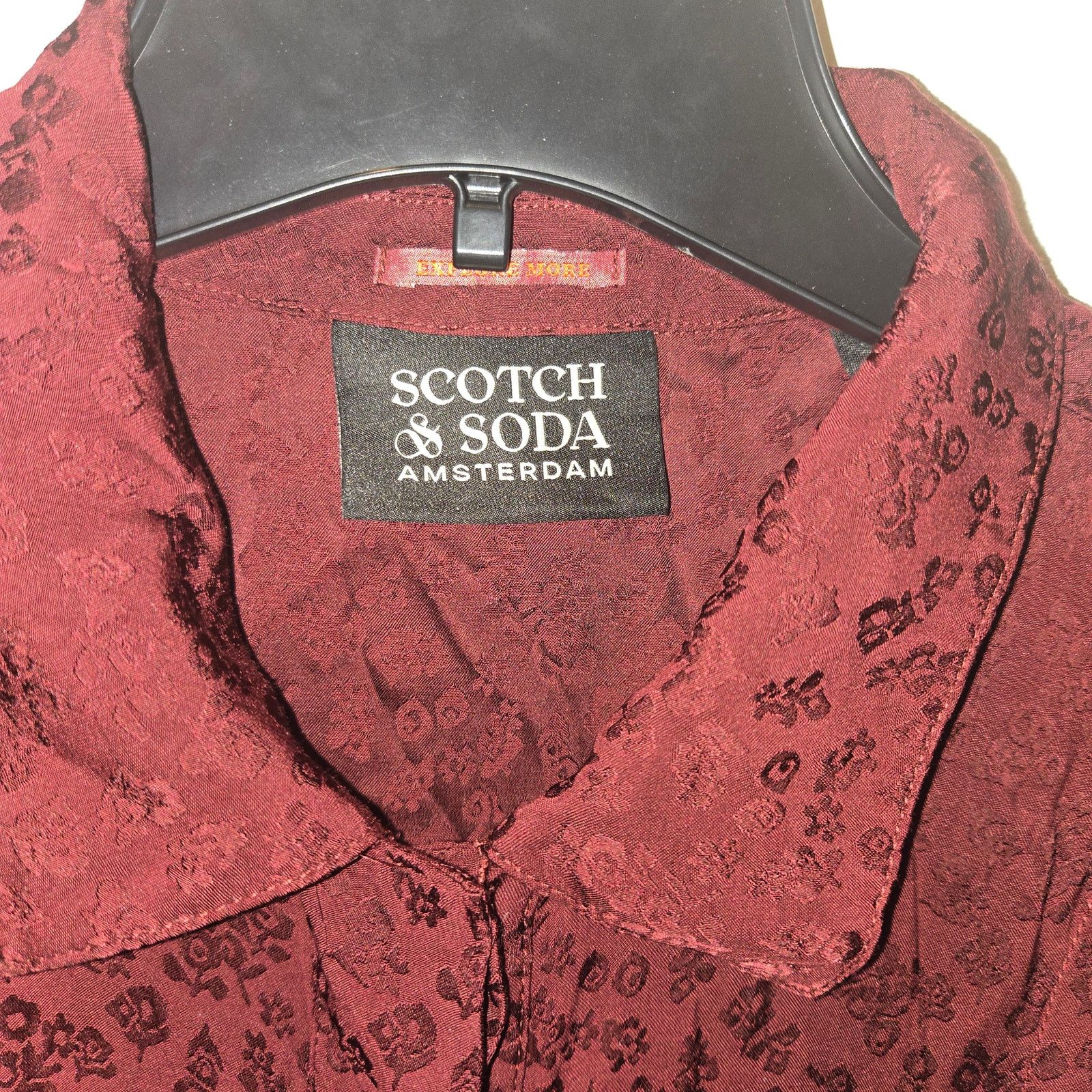 Scotch & Soda NWOT Scotch & Soda Utility Jumpsuit Volcano red sz L Size 30" / US 8 / IT 44 - 4 Thumbnail