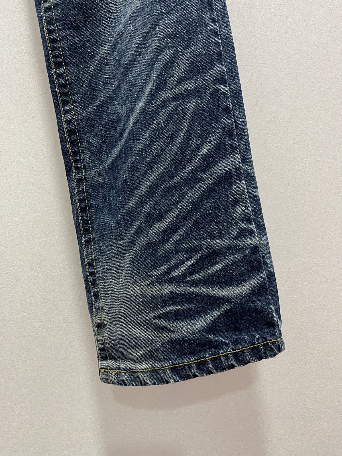 Japanese Brand × Vintage VINTAGE LOLITA EMBROIDERY DISTRESSED DENIM JEANS Size 28" / US 6 / IT 42 - 10 Thumbnail