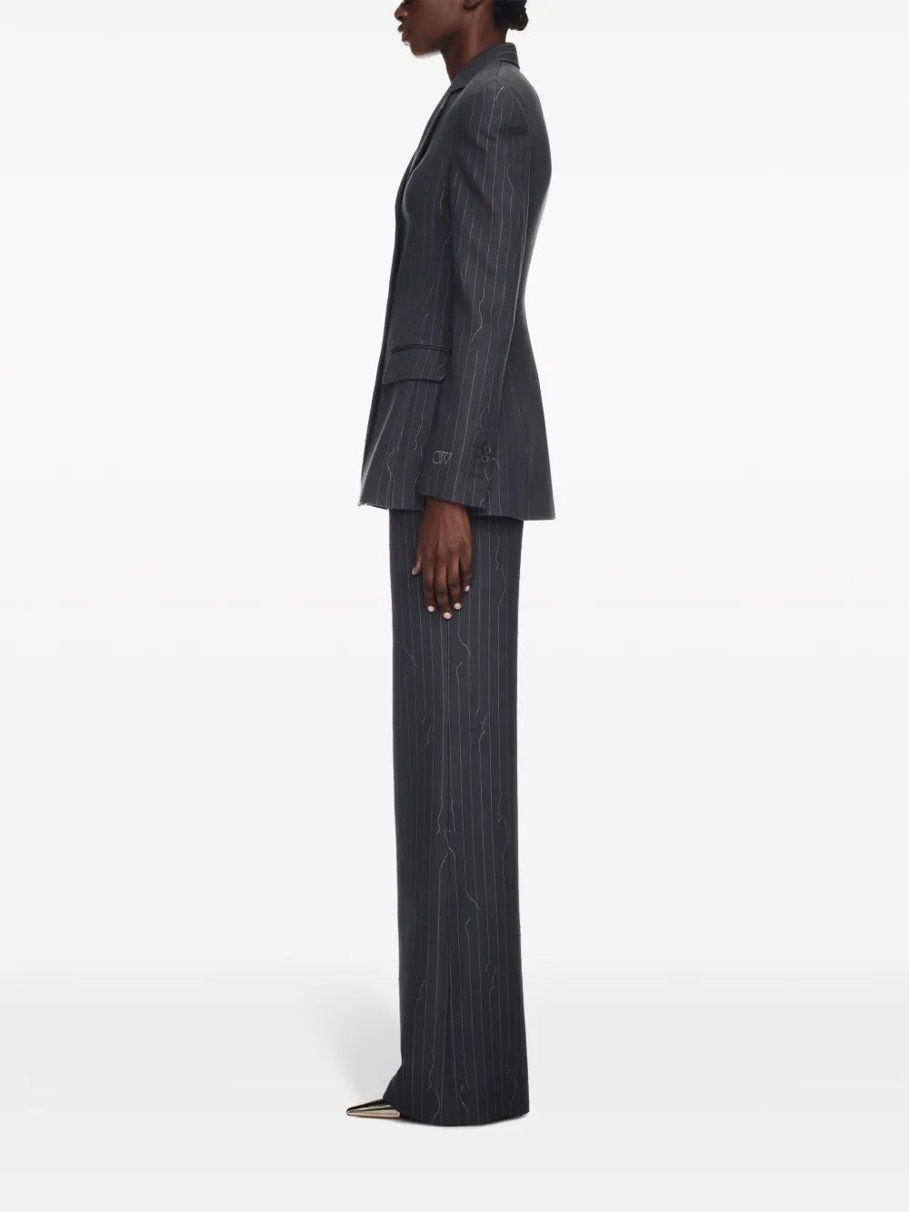 Off-White o1y1225 Casual Pant in Dark Gray Size 30" / US 8 / IT 44 - 2 Thumbnail