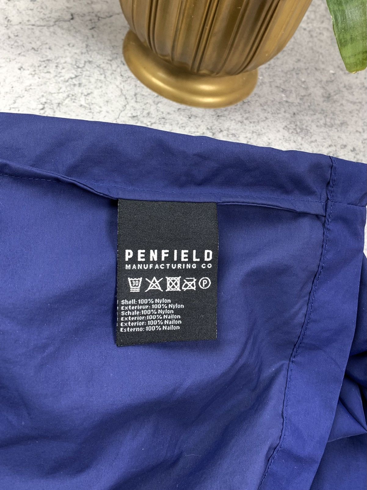 Penfield Penfield Big Logo Nylon Navy Coach Jacket Mens Size S Size US S / EU 44-46 / 1 - 7 Thumbnail