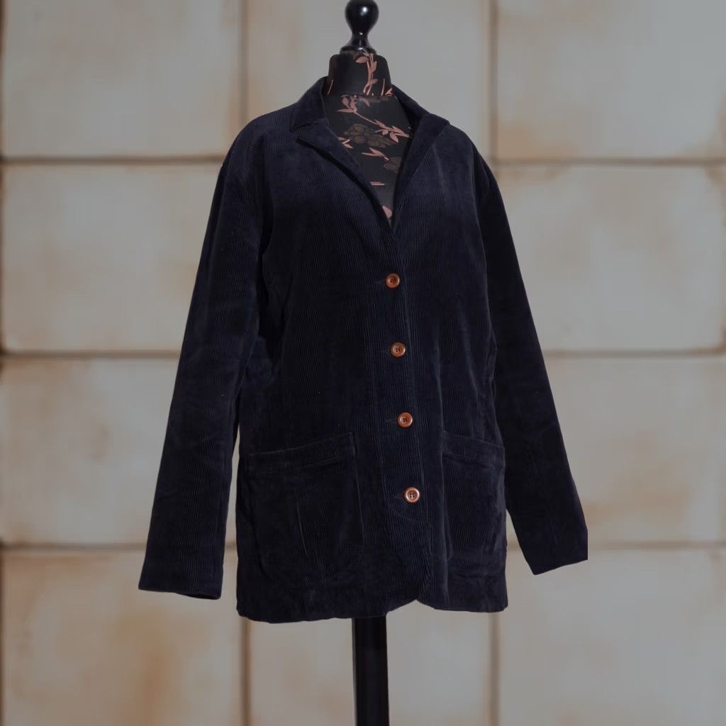 Vintage Gudrun Sjoden Jacket Womens Black Corduroy Pockets XL Vintage? No Jacket with Pockets XL Black Womens Corduroy Gudrun Sjoden Size XL / US 12-14 / IT 48-50 - 1 Thumbnail