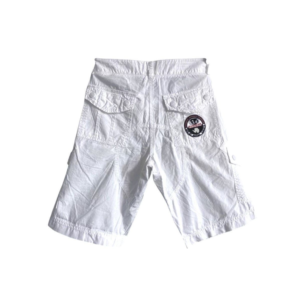 Napapijri Women’s Napapijri White Multipocket Cargo Shorts Logo Size 28" / US 6 / IT 42 - 1 Thumbnail
