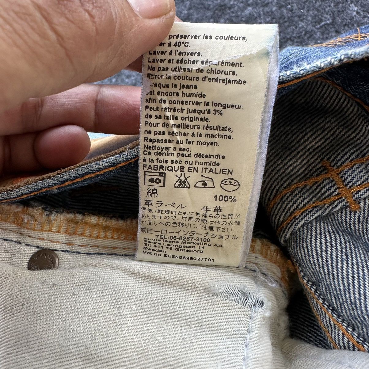 Nudie Jeans Nudie Jeans Distressed Washed Denim Made in Italy 31x32 D643 Size US 31 - 20 Thumbnail