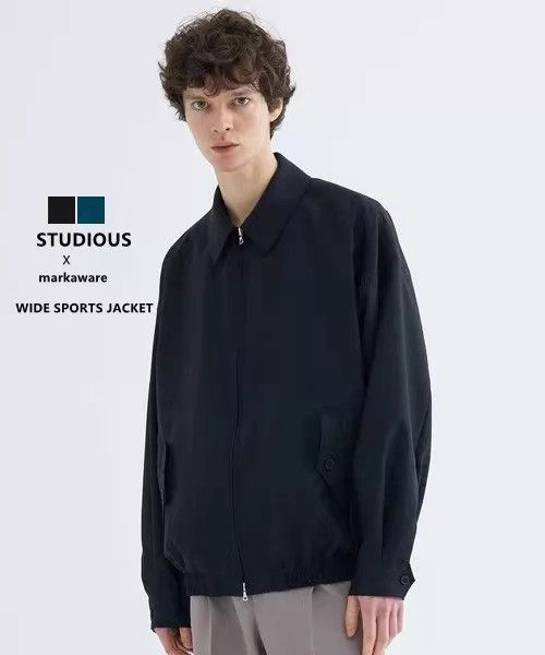 Markaware MARKAWARE Organic Wool Tropical Wide Sports Jacket Black 1 Size US S / EU 44-46 / 1 - 9 Thumbnail