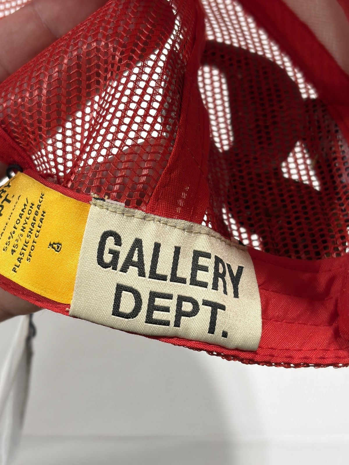 Gallery Dept. Gallery Dept GGG Patch 1/1 Red Cap Size ONE SIZE - 7 Thumbnail