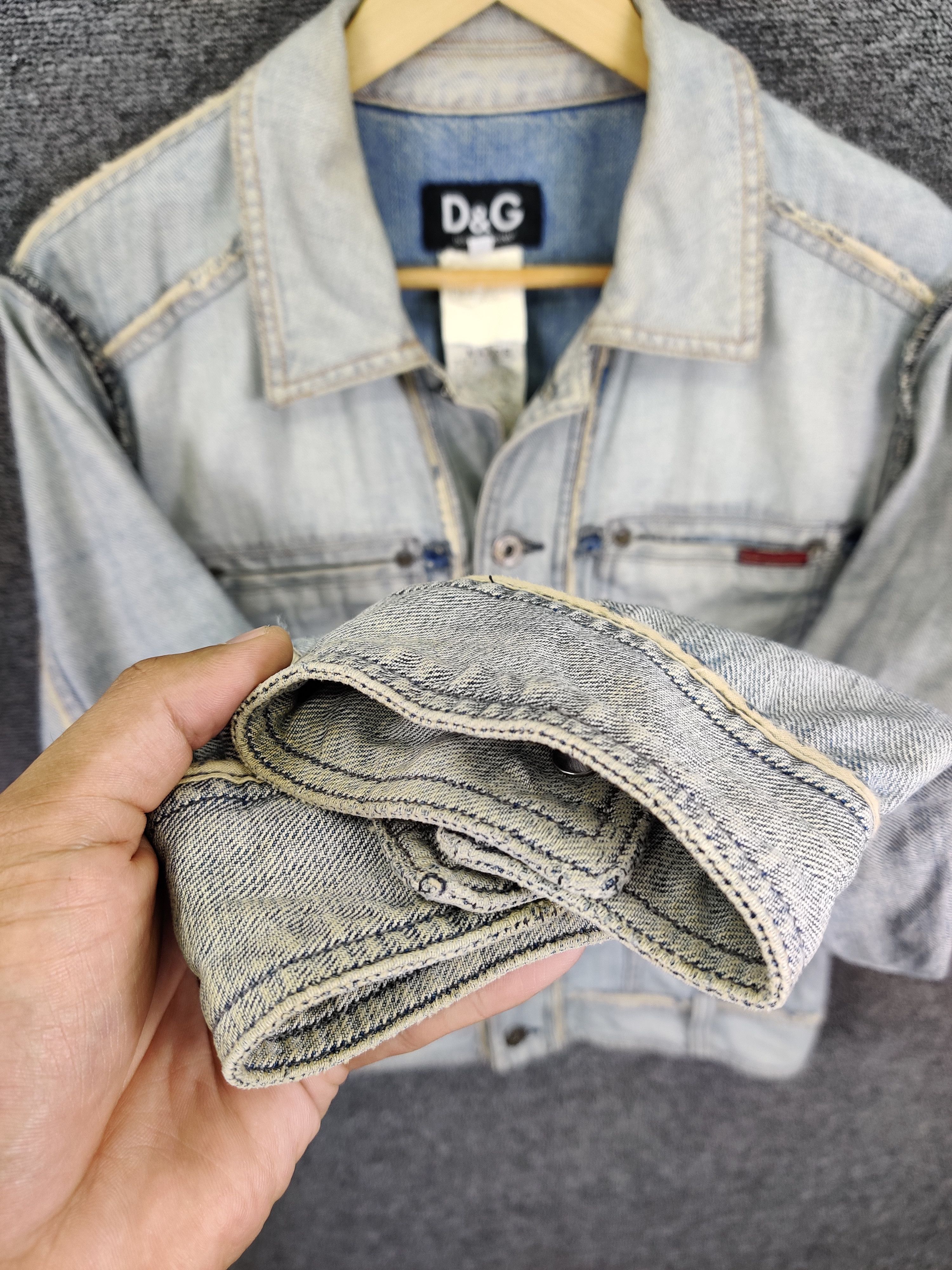 Dolce & Gabbana Vintage Dolce & Gabbana Denim Trucker Jacket Size US M / EU 48-50 / 2 - 11 Thumbnail