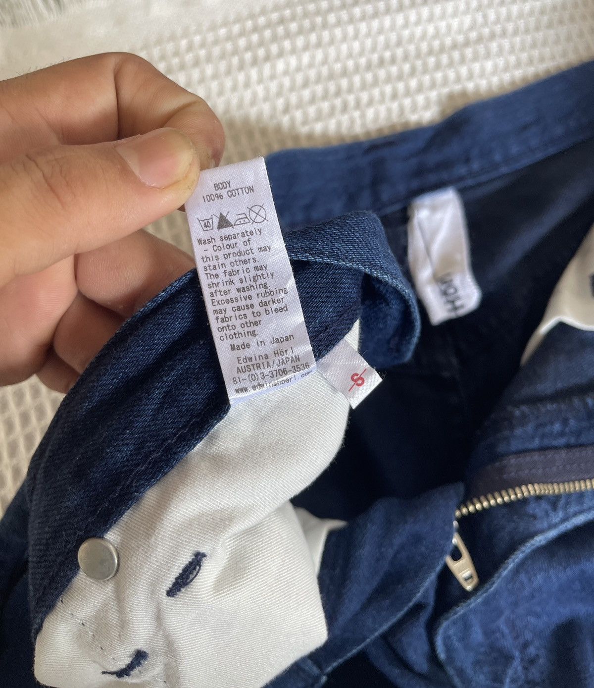 Edwina Horl Vintage🔥EDWINA HORL🔥Distressed Denim Fashion Size US 34 / EU 50 - 12 Thumbnail