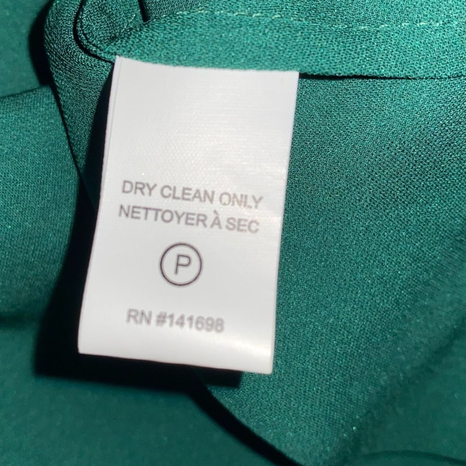 Ramy Brook RAMY BROOK $365 100% Silk Green Tie Neck Blouse XS Size XS / US 0-2 / IT 36-38 - 8 Thumbnail